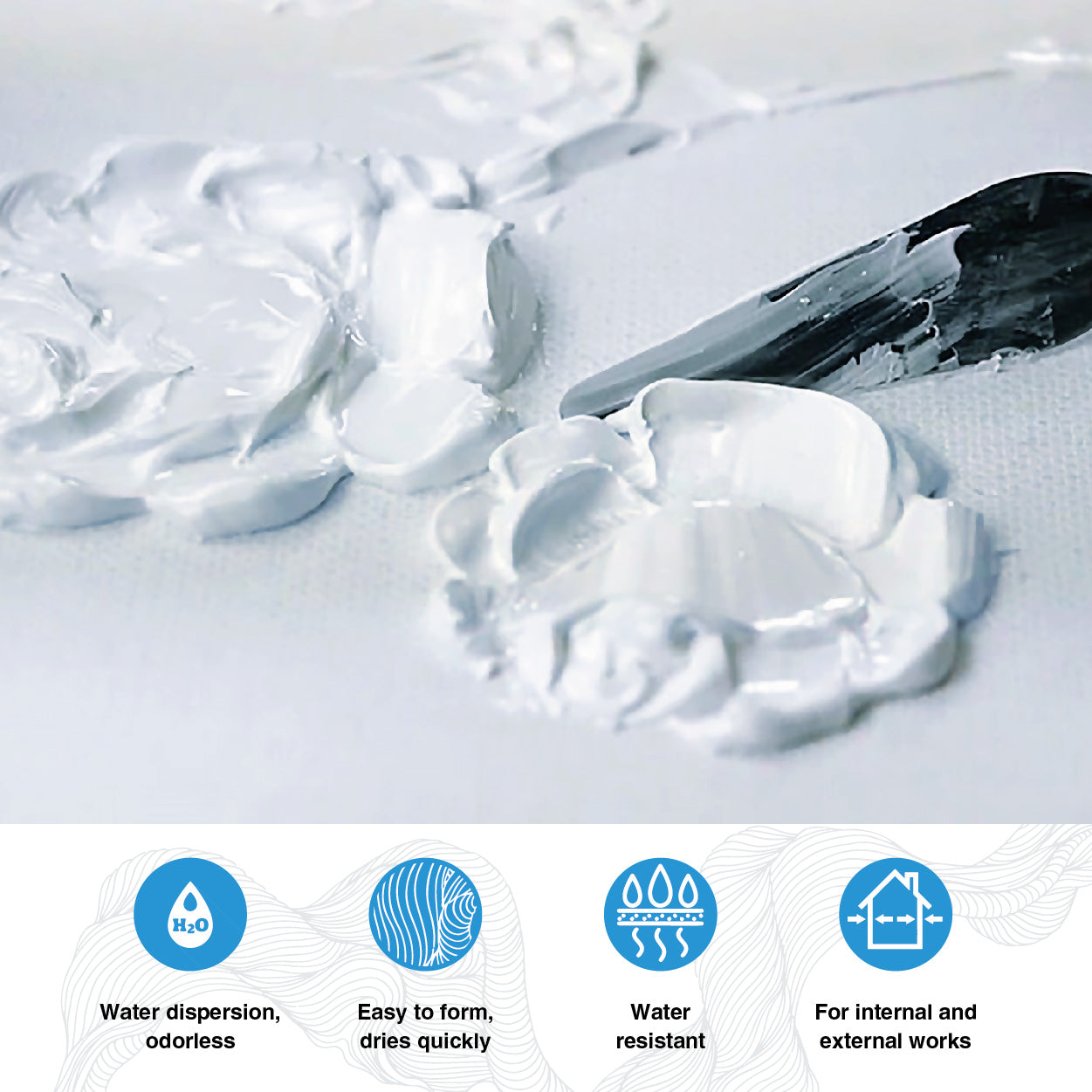 Structural paste 3D Composite / Smooth texture / different volumes