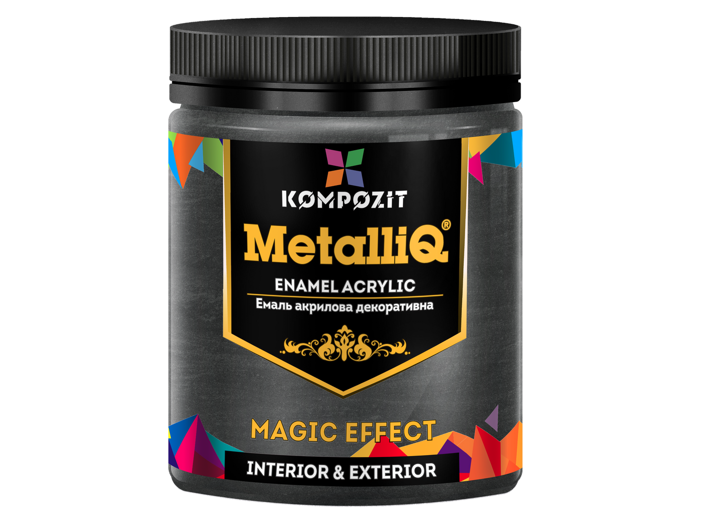 Metallische Profi-Acrylfarben MetalliQ Kompozit 500 g / Verschiedene Farbtöne