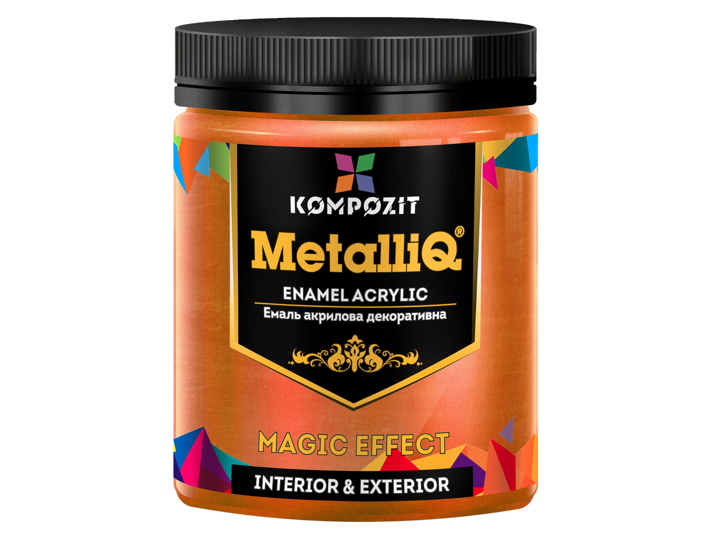 Metallische Profi-Acrylfarben MetalliQ Kompozit 500 g / Verschiedene Farbtöne