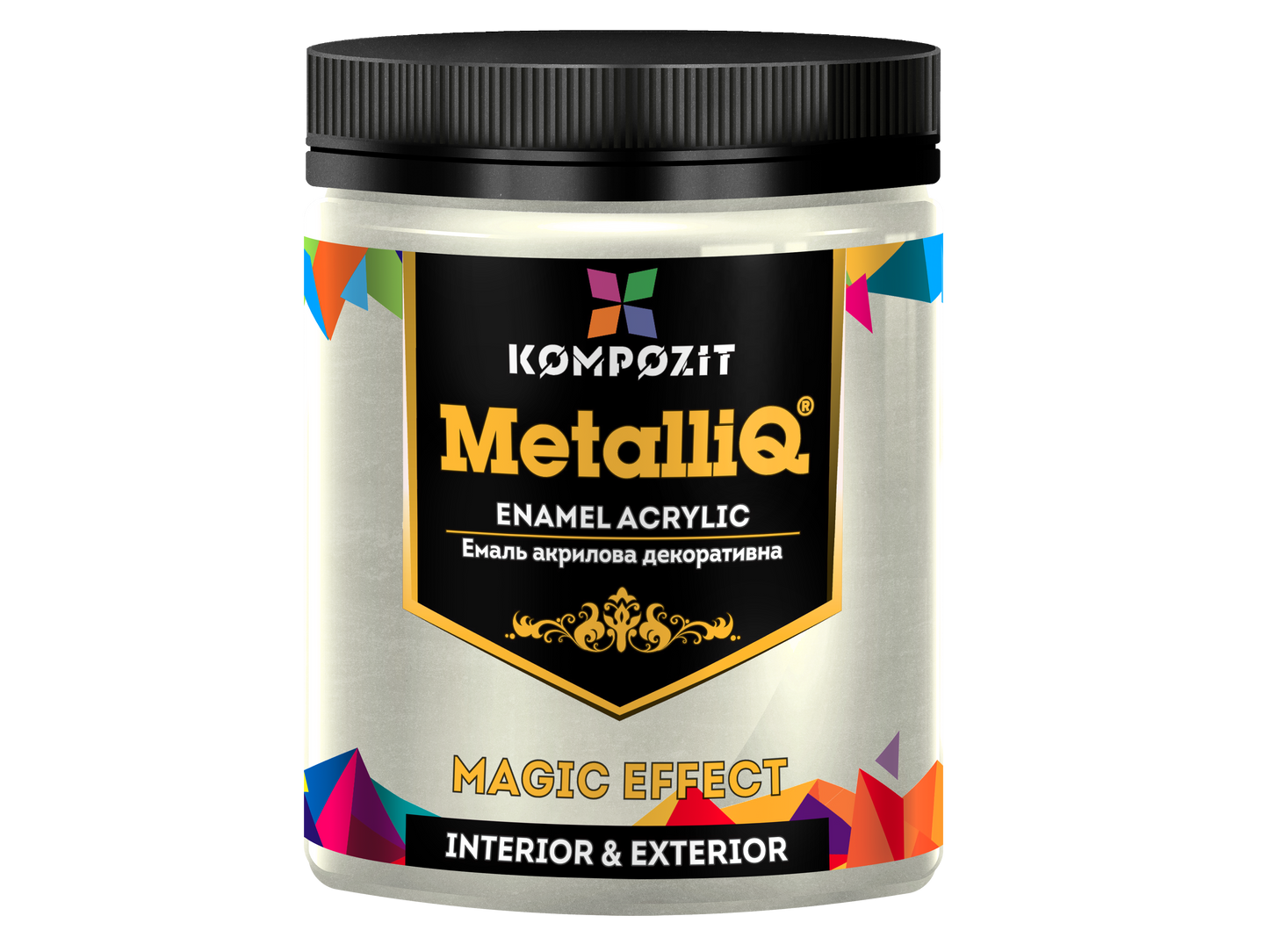 Metallische Profi-Acrylfarben MetalliQ Kompozit 500 g / Verschiedene Farbtöne