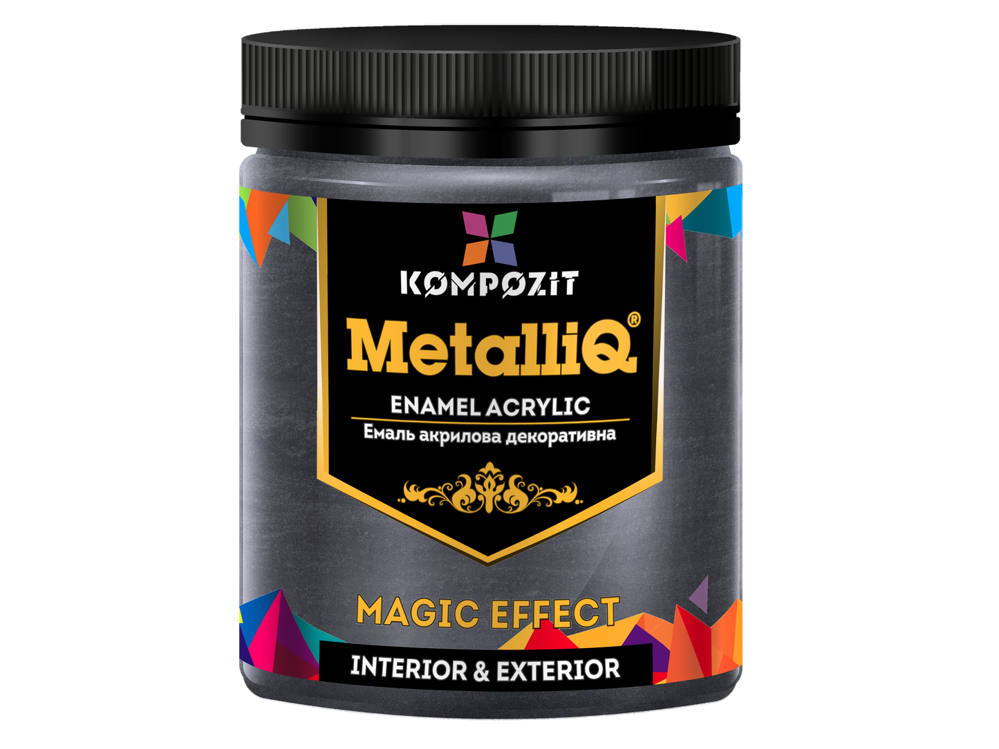 Metallische Profi-Acrylfarben MetalliQ Kompozit 500 g / Verschiedene Farbtöne