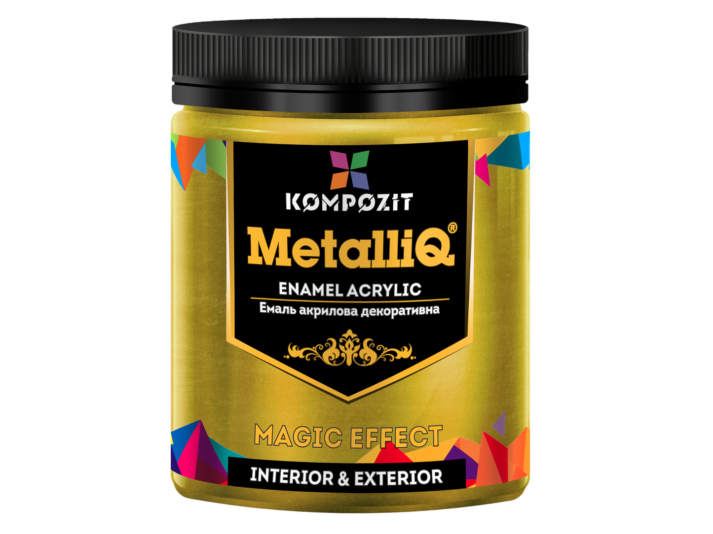 Metallische Profi-Acrylfarben MetalliQ Kompozit 500 g / Verschiedene Farbtöne