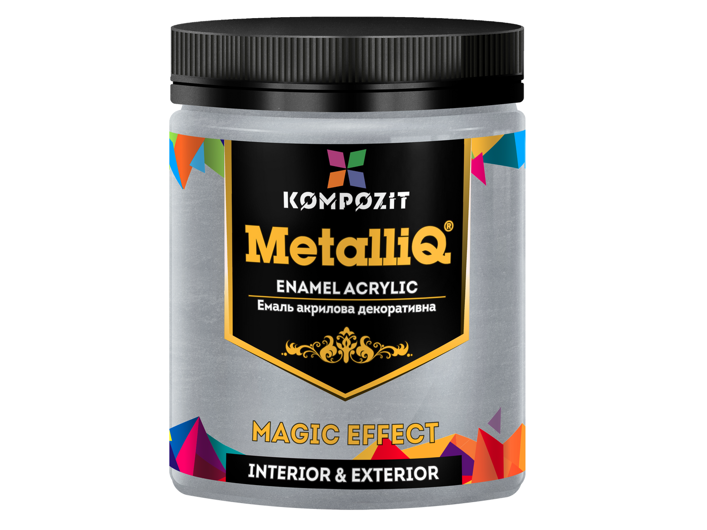 Metallische Profi-Acrylfarben MetalliQ Kompozit 500 g / Verschiedene Farbtöne
