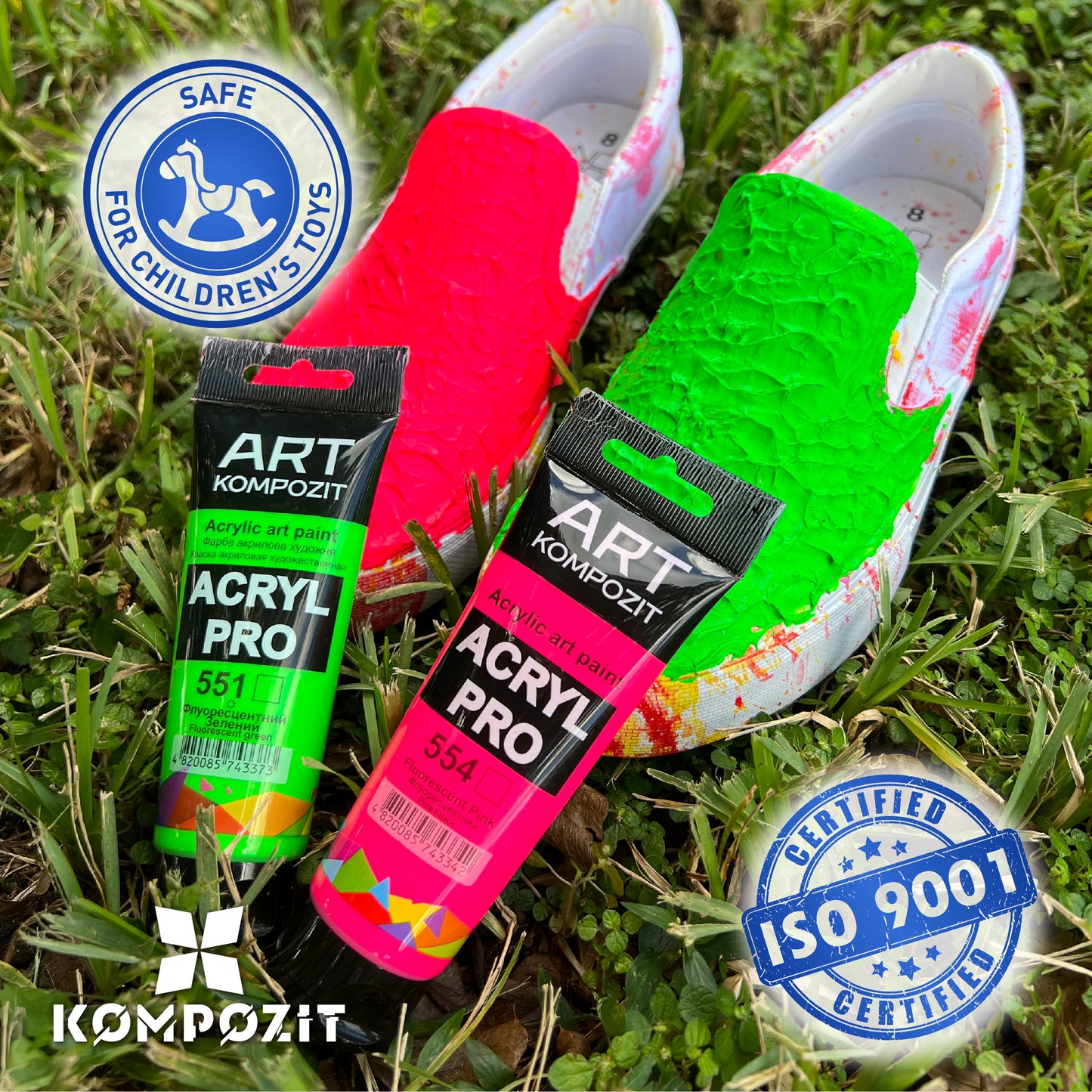 Professionelle Acrylfarben ACRYL PRO Composite 75 ml / Fluoreszierende Farben
