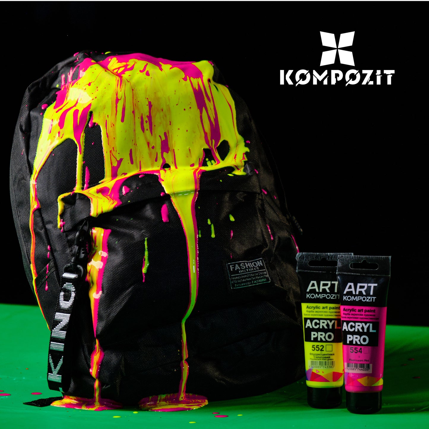 Set Acrylfarben ACRYL PRO Kompozit CREATIVE 12 x 75 ml