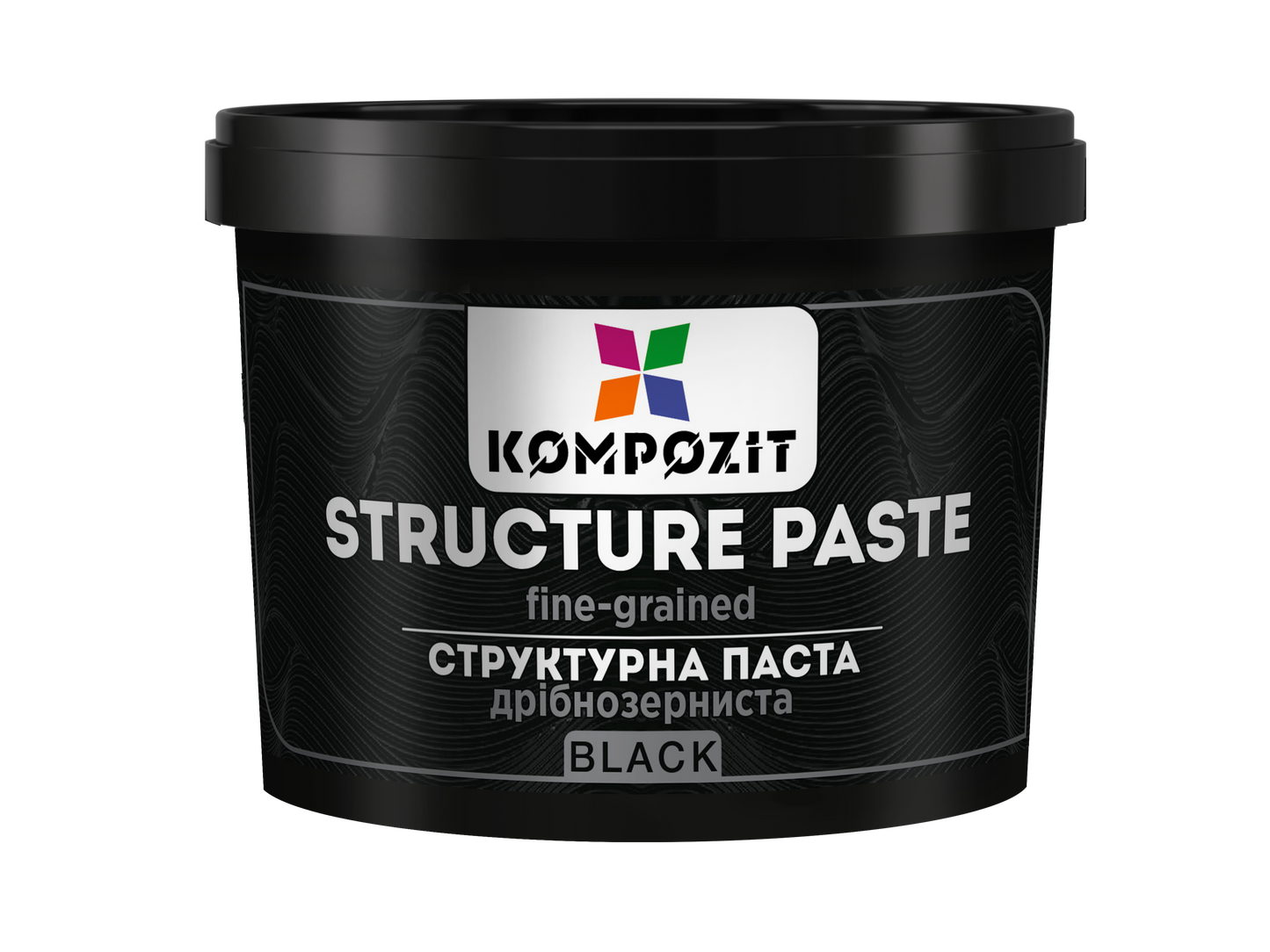Štruktúrna pasta Kompozit / Jemný piesok / čierna / rôzne objemy