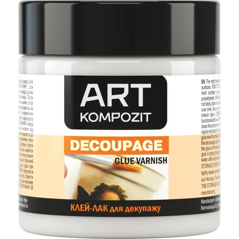Varnish and glue for decoupage Composite / various volumes