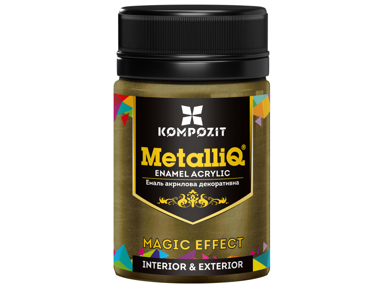 Metallic professional acrylic paints MetalliQ Kompozit 70 g / Various shades