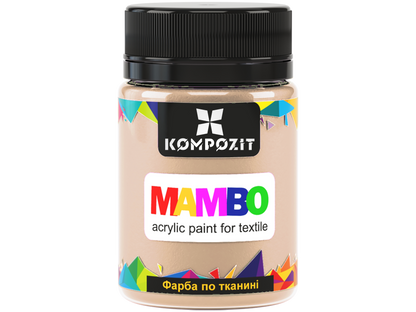 Farby na textil a kožu MAMBO Kompozit 50 ml / Pastelové farby