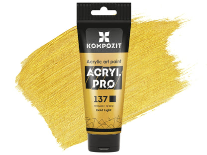 Profesionálne akrylové farby ACRYL PRO Kompozit 75 ml / Metalické farby