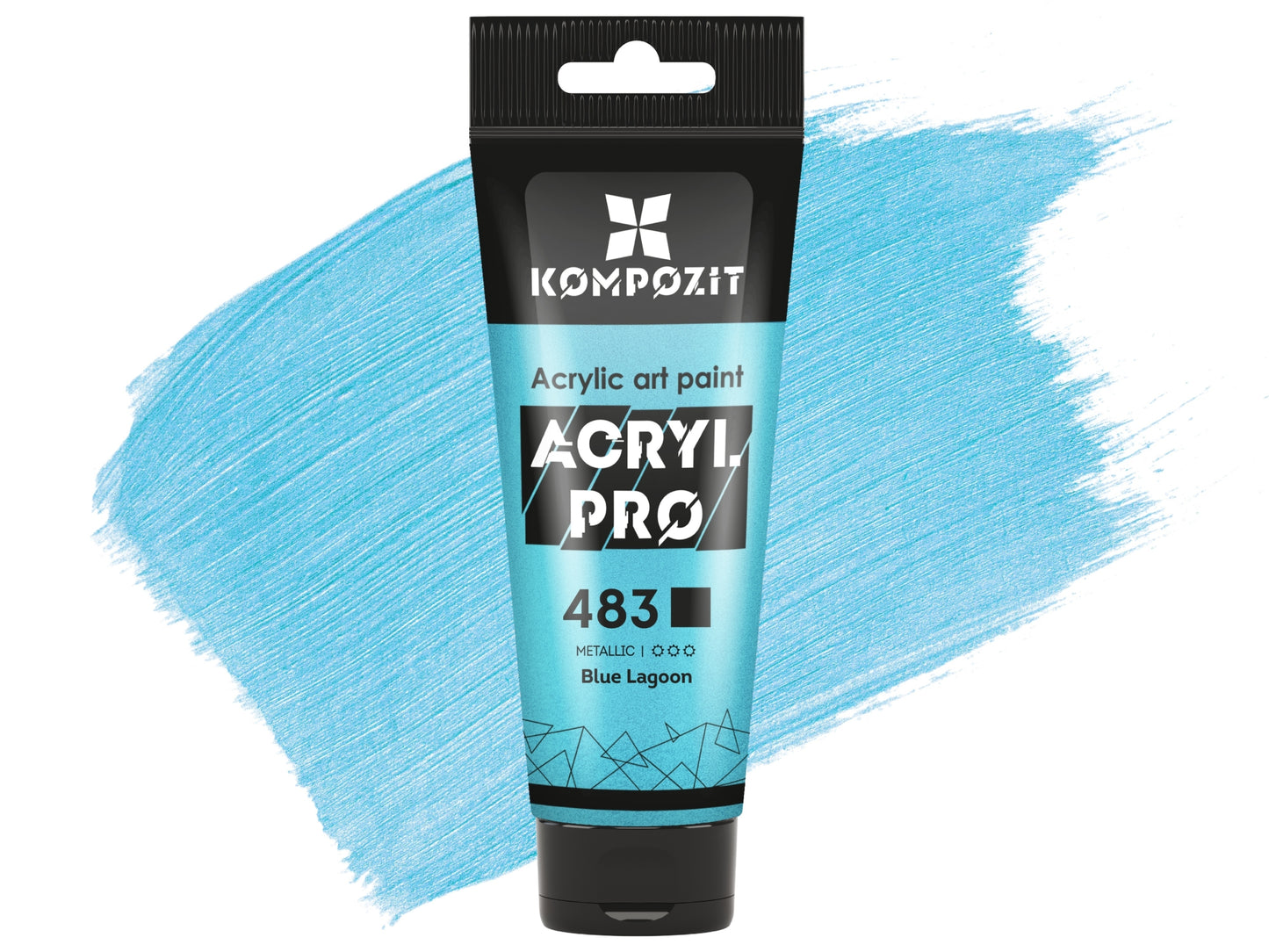 Profesionálne akrylové farby ACRYL PRO Kompozit 75 ml / Metalické farby