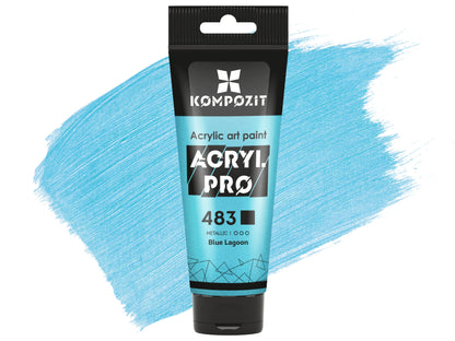 Profesionálne akrylové farby ACRYL PRO Kompozit 75 ml / Metalické farby