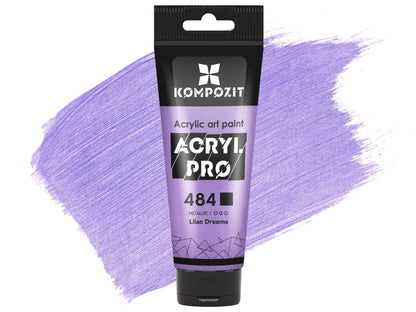 Profesionálne akrylové farby ACRYL PRO Kompozit 75 ml / Metalické farby