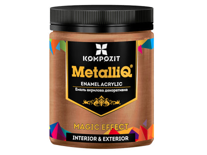 Metallic professional acrylic paints MetalliQ Kompozit 500 g / Various shades