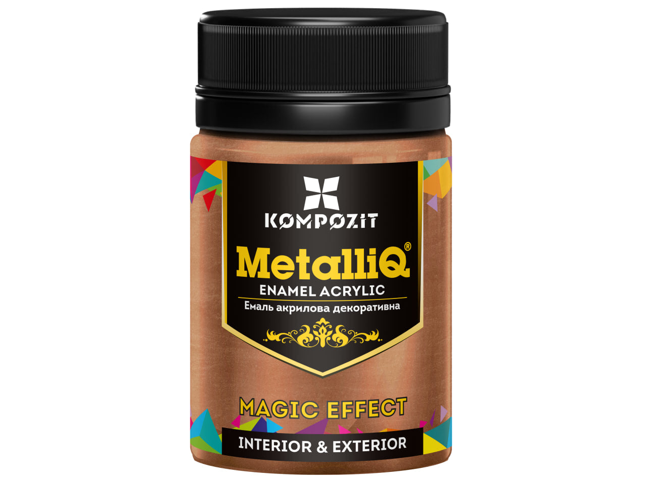 Metallic professional acrylic paints MetalliQ Kompozit 70 g / Various shades