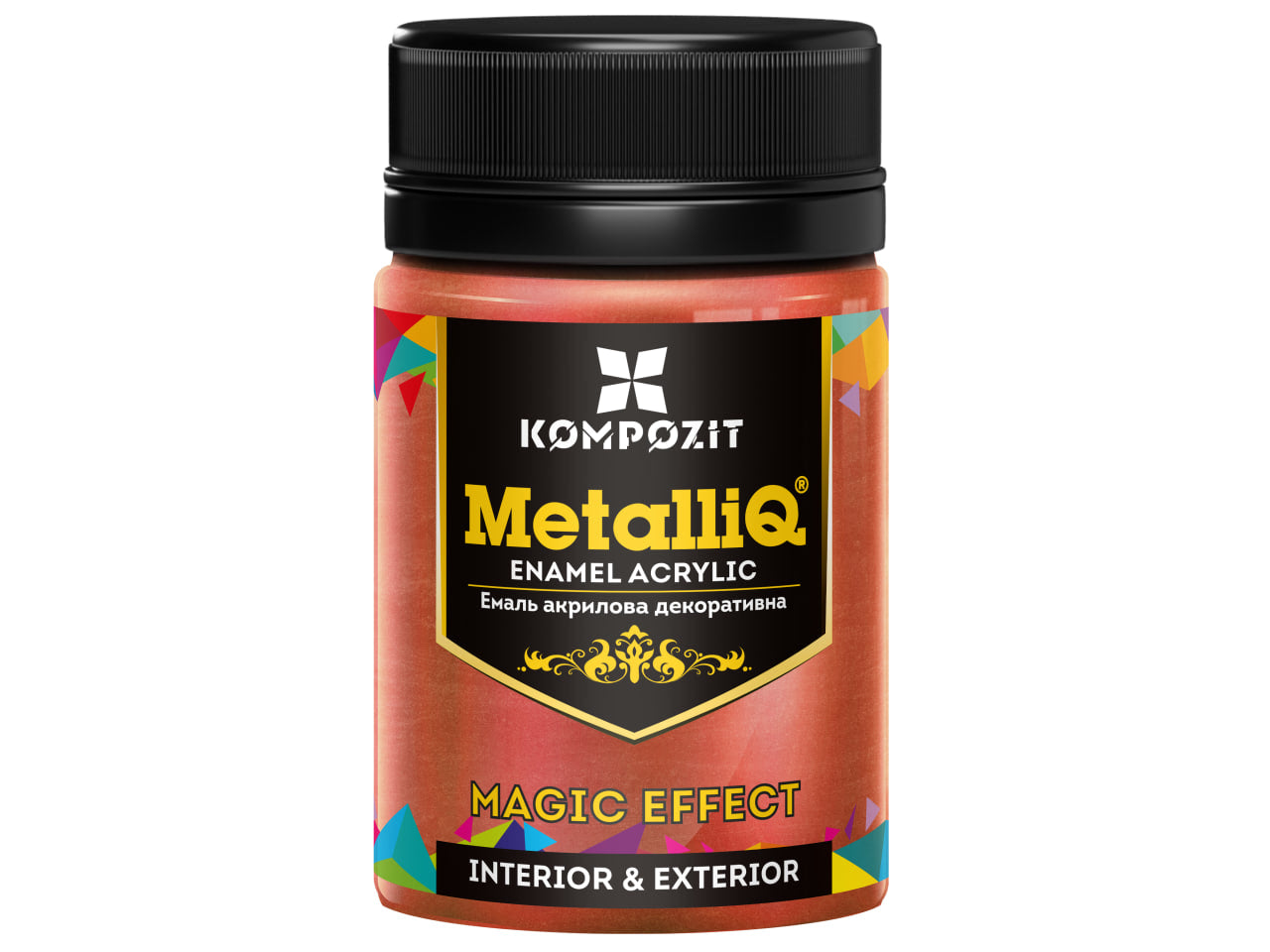 Metallic professional acrylic paints MetalliQ Kompozit 70 g / Various shades