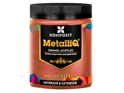Metallic professional acrylic paints MetalliQ Kompozit 500 g / Various shades