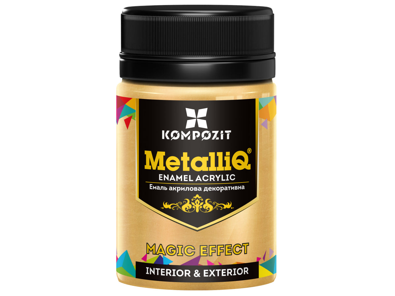 Metallic professional acrylic paints MetalliQ Kompozit 70 g / Various shades