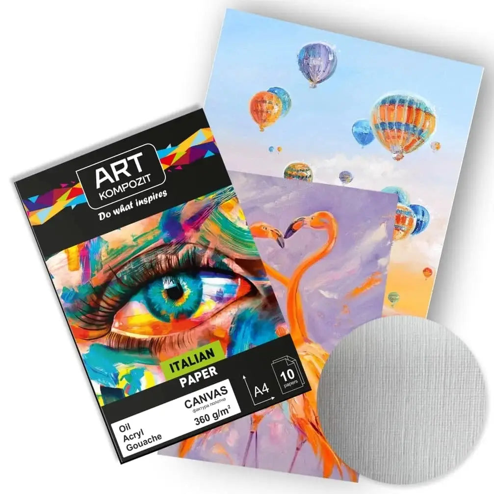 Papier CANVAS 360 g A4 (10 listov) Kompozit