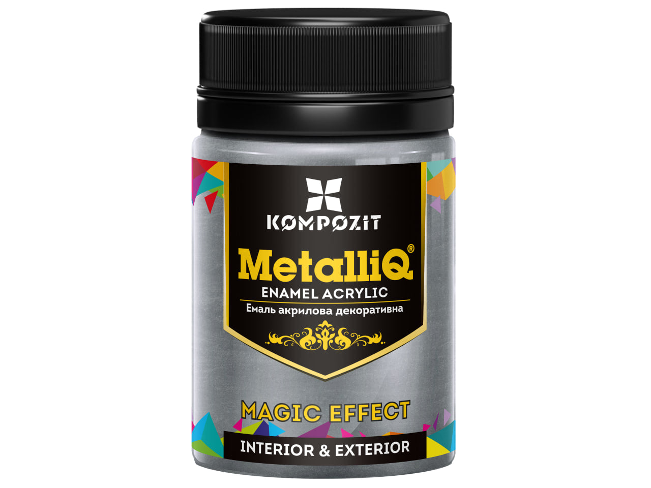 Metallic professional acrylic paints MetalliQ Kompozit 70 g / Various shades