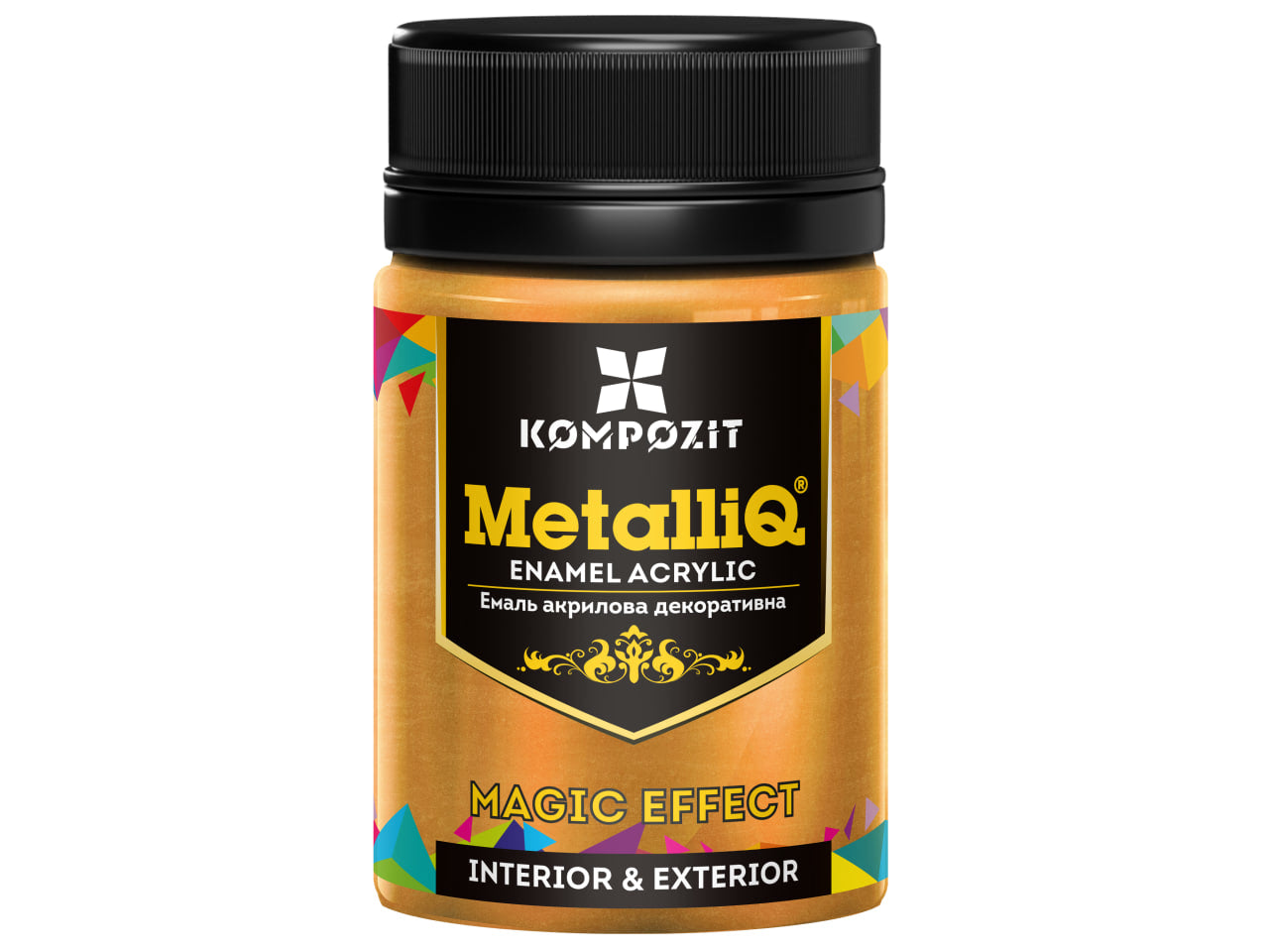 Metallic professional acrylic paints MetalliQ Kompozit 70 g / Various shades