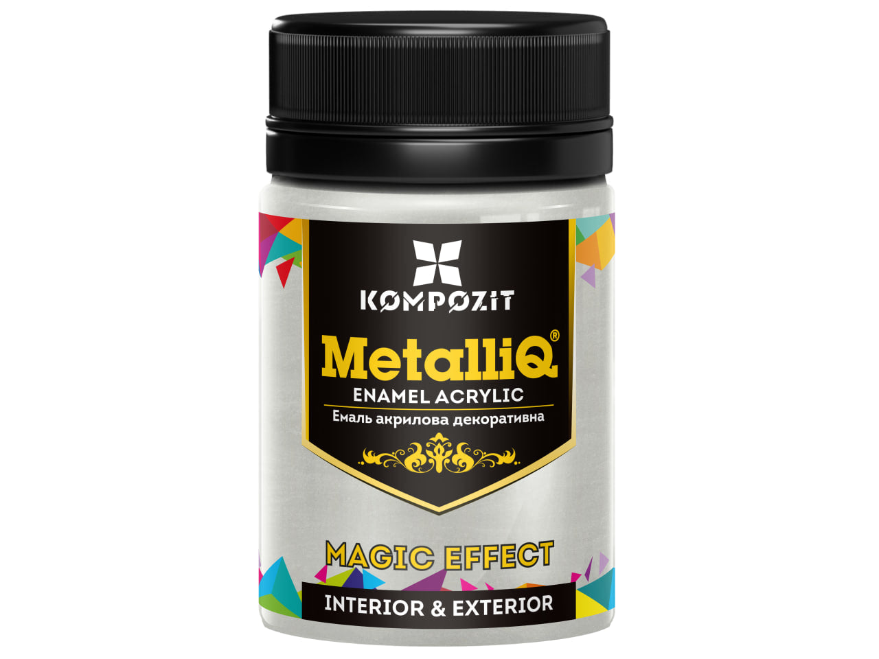 Metallic professional acrylic paints MetalliQ Kompozit 70 g / Various shades